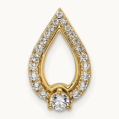 Diamond Pendant, 14K Yellow Gold