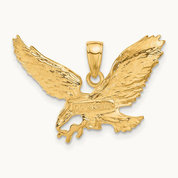 Solid Polished Eagle Pendant — photo set