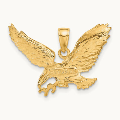 Solid Polished Eagle Pendant — photo set