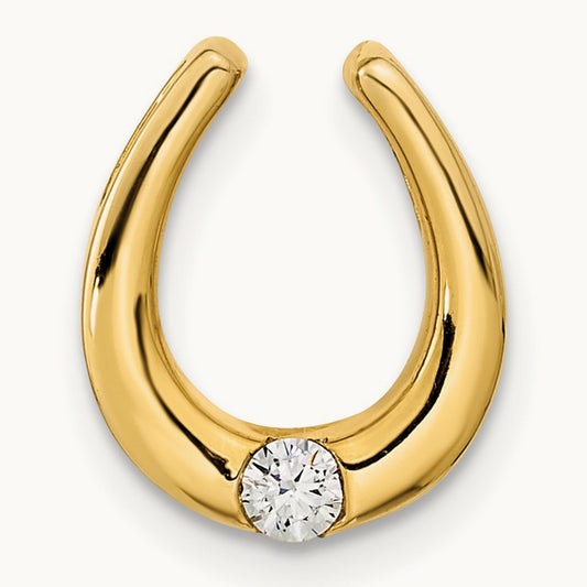 Polished Fancy Diamond Chain Slide — photo set