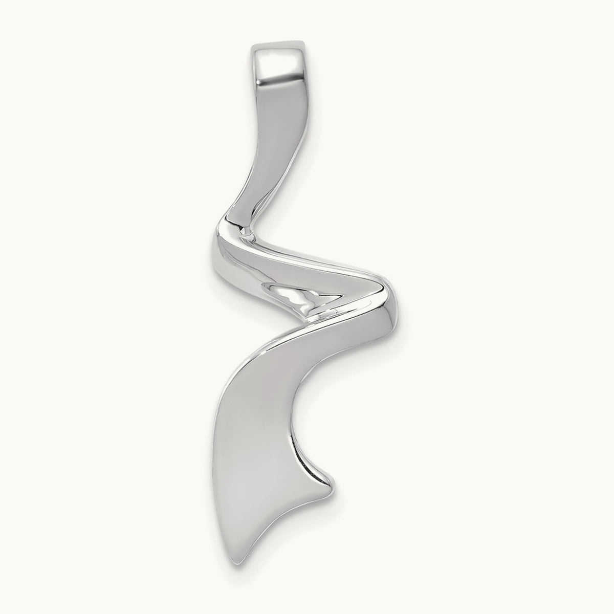 Slide, 14K White Gold