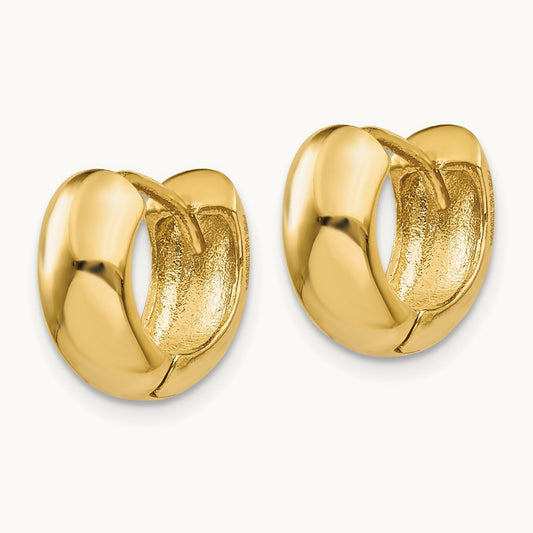 Hinged Hoop Earrings, 14K