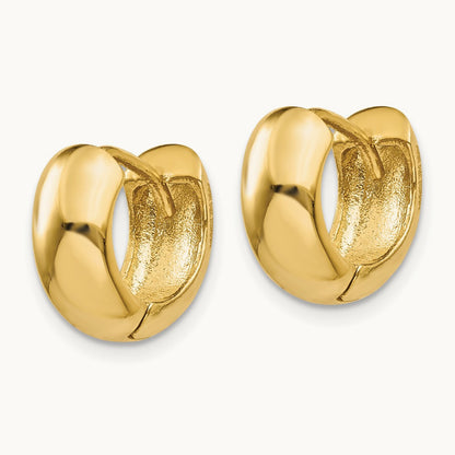 Hinged Hoop Earrings, 14K