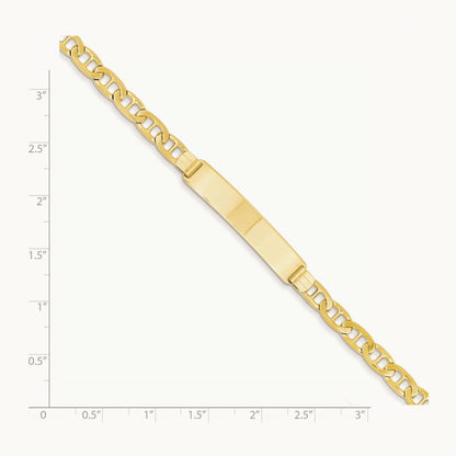 Anchor ID Bracelet, 14K