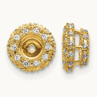 1/5ct Diamond Earring Jackets