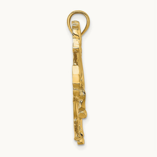 Horse Charm, 14K