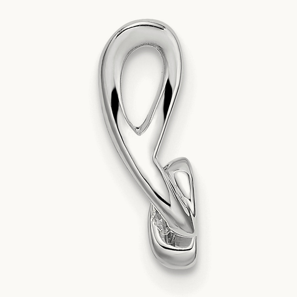 Fashion Pendant, 0.10 ct tw Lab-Grown Diamond — 14K White Gold