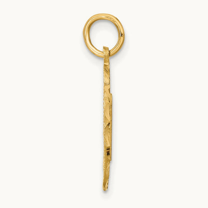 #18 Oval Pendant, 14K