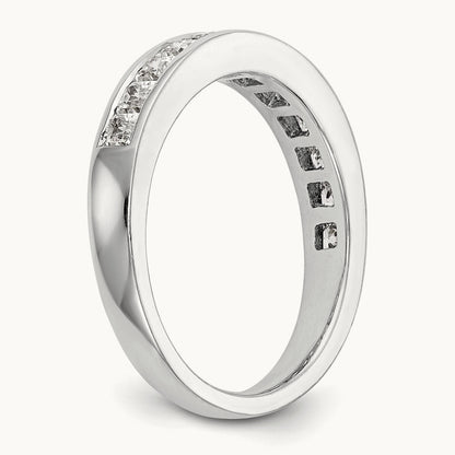 Diamond Wedding Band, 14K White Gold