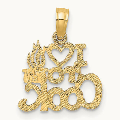 I HEART TO COOK Charm, 14K