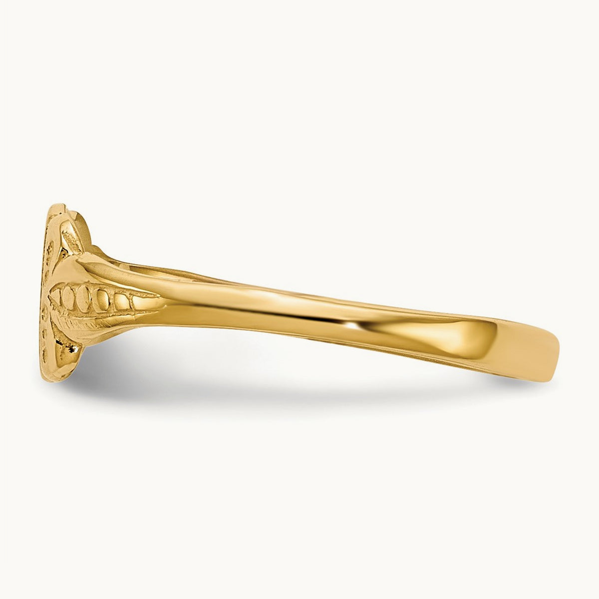 Childs Signet Ring, 14K