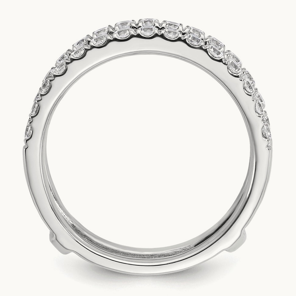 Ring Guard, 0.75 ct tw Lab-Grown Diamond — 14K White Gold