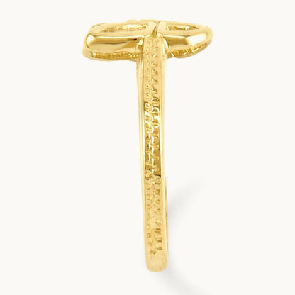 Butterfly Toe Ring, 14K