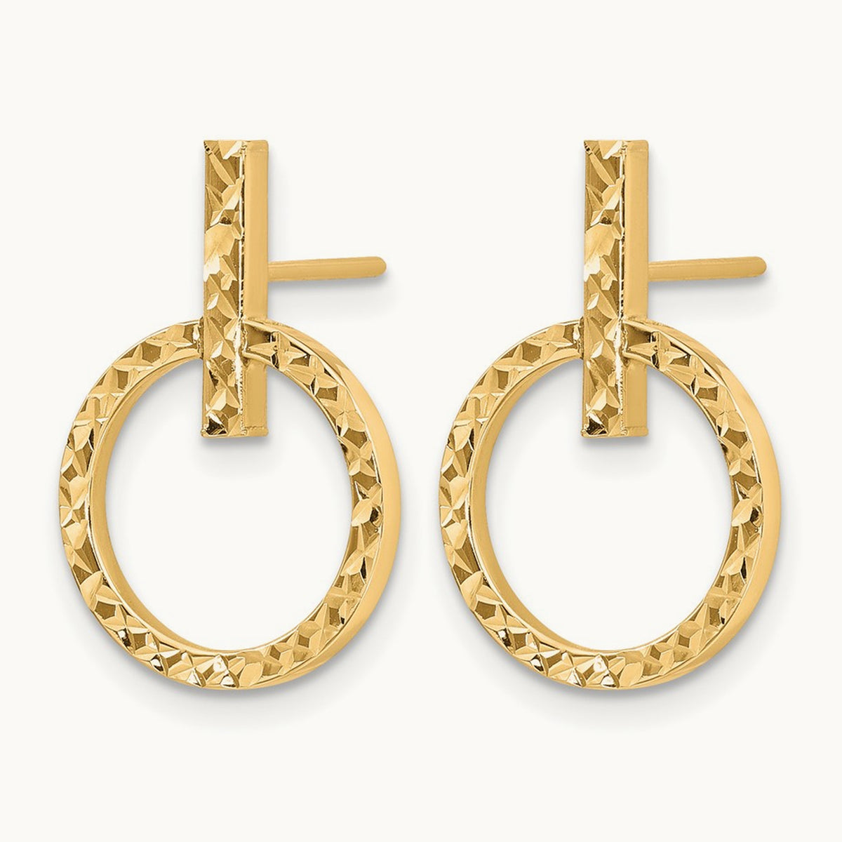 Polished D/C Post Dangle Earrings — Leslie's — photo set