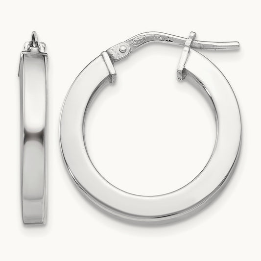 RH- Polished Hoop Earrings — Leslie's — 20.5mm