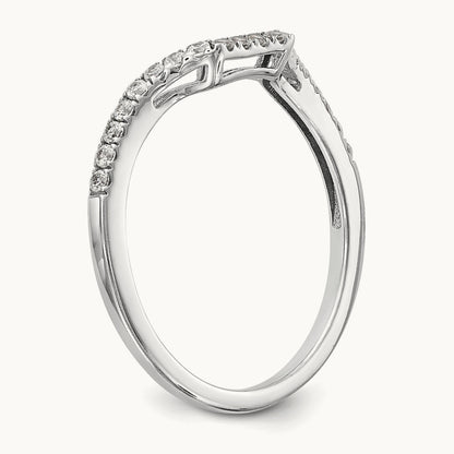 Diamond Wedding Band, 14K White Gold
