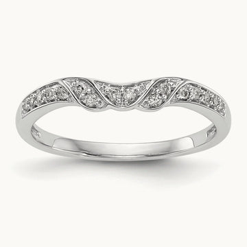 Diamond Band, 14K White Gold