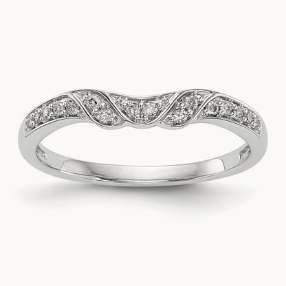 Diamond Band, 14K White Gold