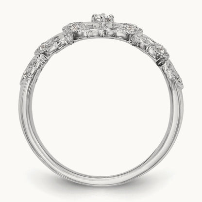 Diamond Band, 14K White Gold