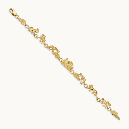 Noah's Ark Bracelet, 14K