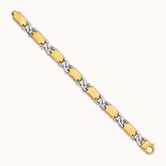 Hand Polished Fancy Link Bracelet — photo set