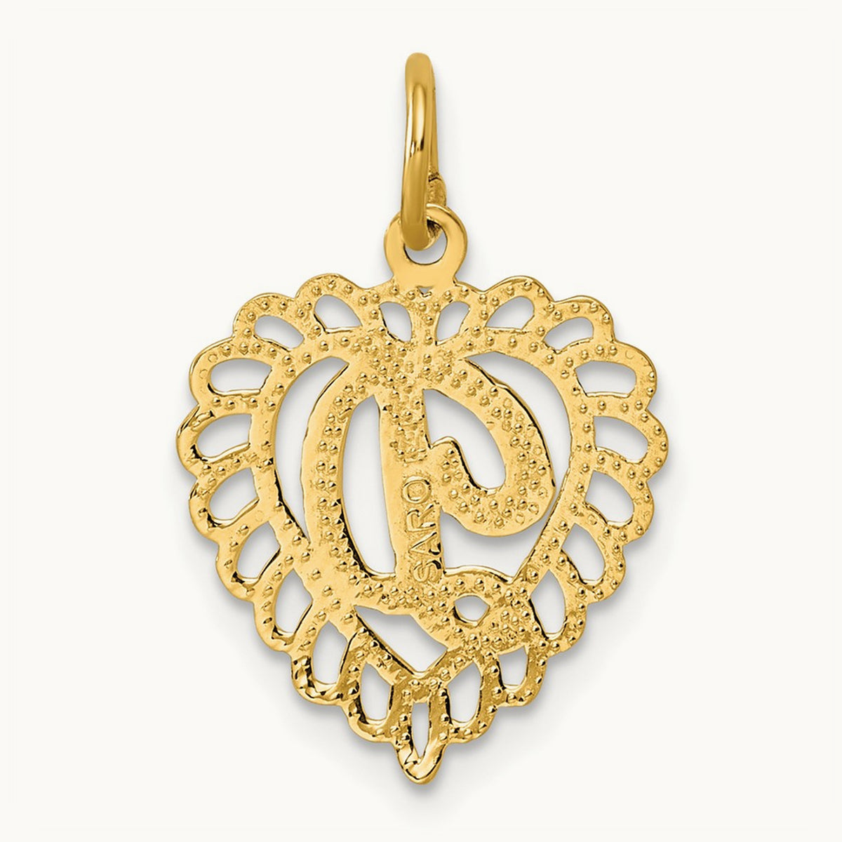 Heart Charm — D
