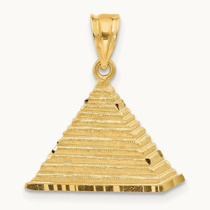Pyramid Charm, 14K