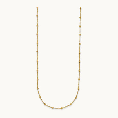 Polished and Diamond-cut Beaded Necklace — photo set