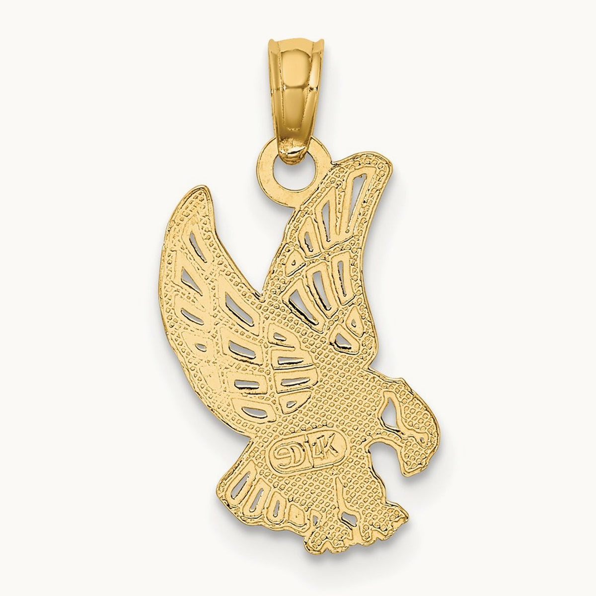 Eagle Landing Charm, 14K