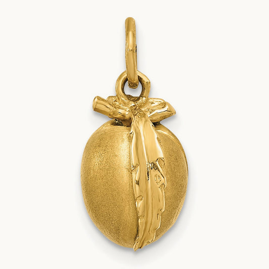 Peach Charm, 14K