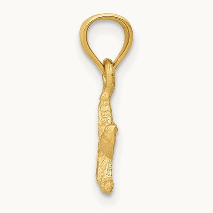 Starfish Pendant, 14K