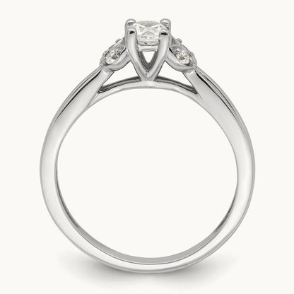 First Promise Polish Round Engagement Ring, 0.25 ct tw
