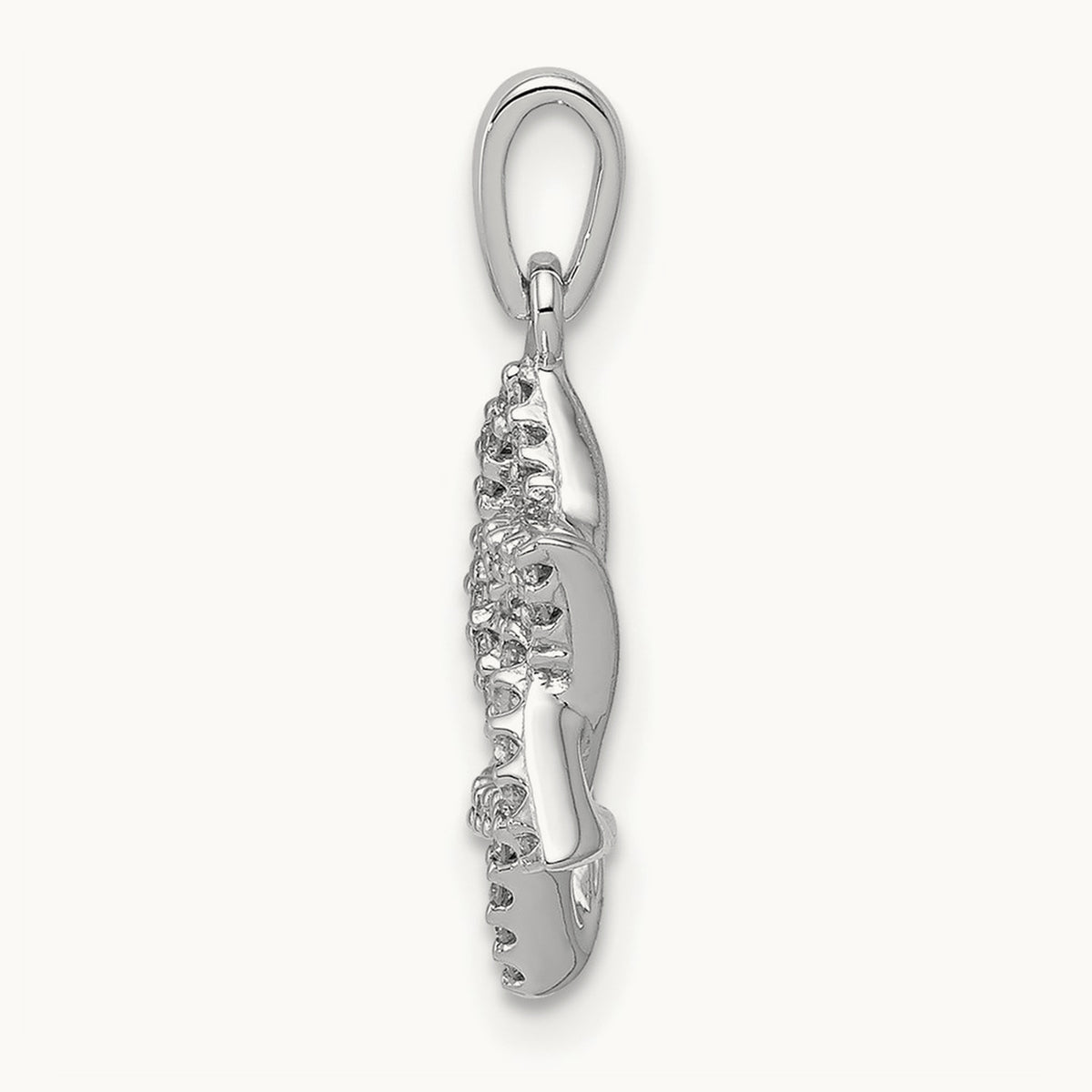 Diamond Star of David Pendant, 14K White Gold