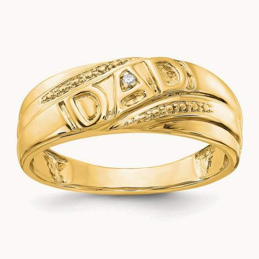 AA Diamond men's ring, 14K