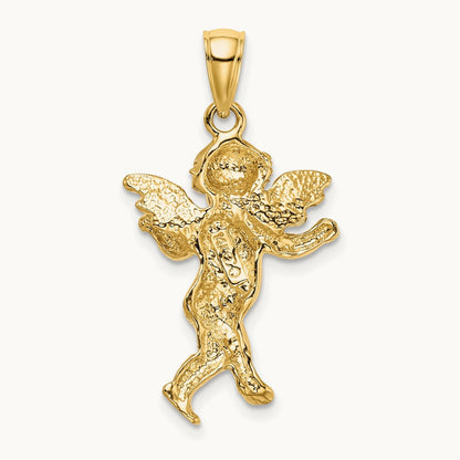 Guardian Angel Walking Charm, 14K