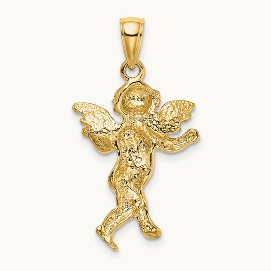 Guardian Angel Walking Charm, 14K