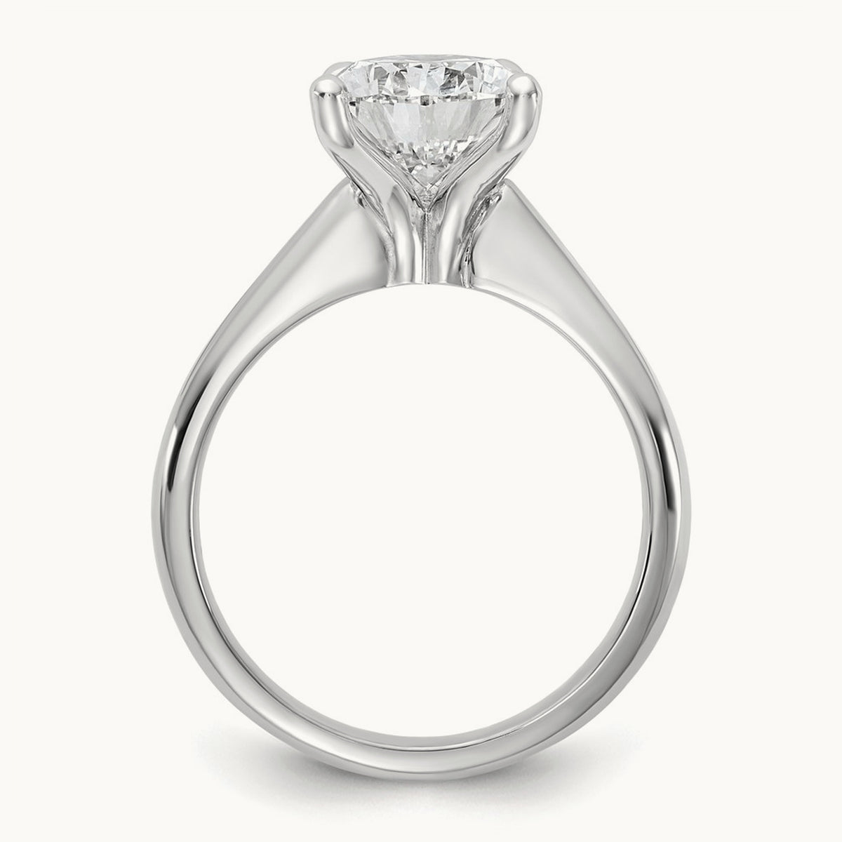 Pear 8X Ring, 3.00 ct tw Lab-Grown Diamond — 14K White Gold