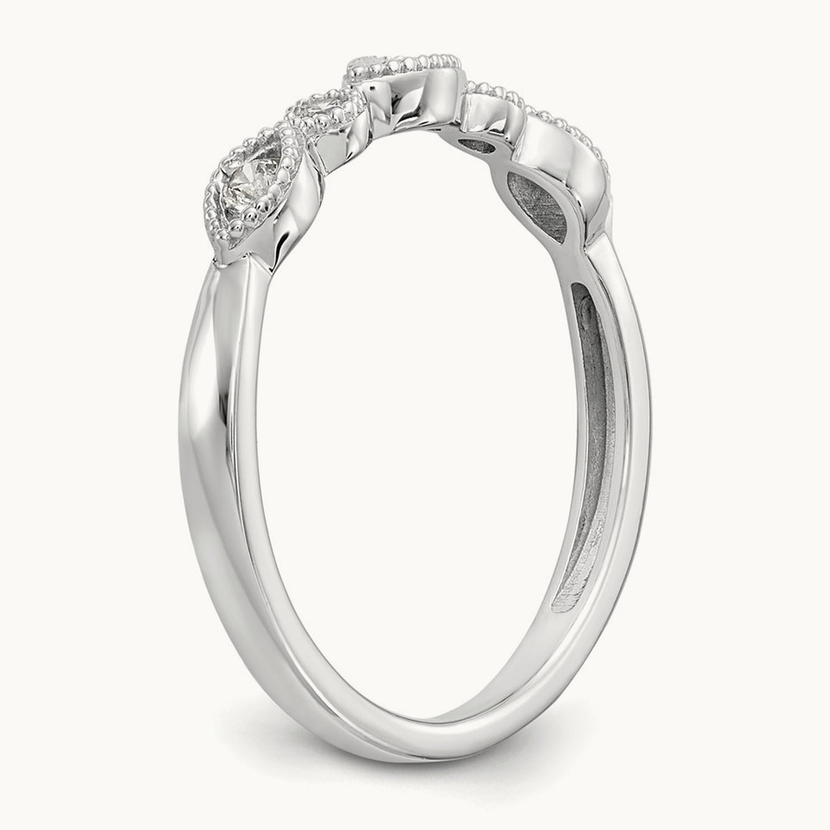 Diamond Band, 14K White Gold