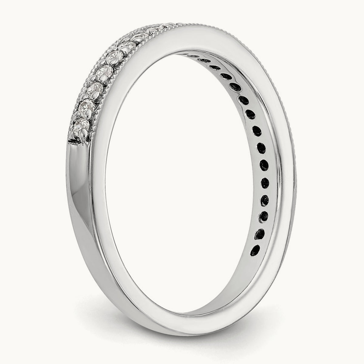 Diamond Band, 14K White Gold