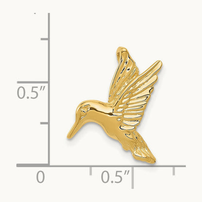 Hummingbird Chain Slide, 14K
