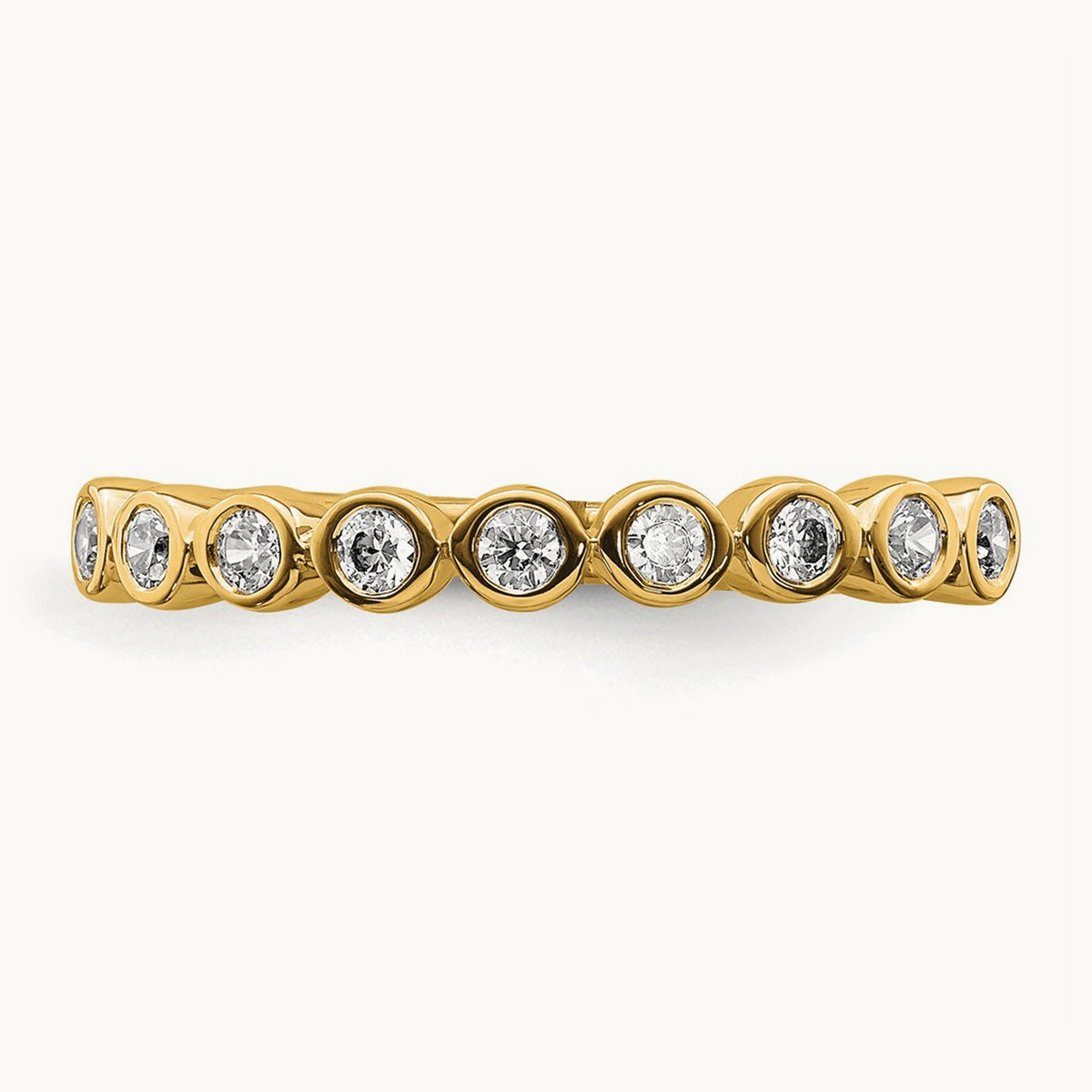 Fashion Band, 0.20 ct tw Lab-Grown Diamond — 14K Yellow Gold