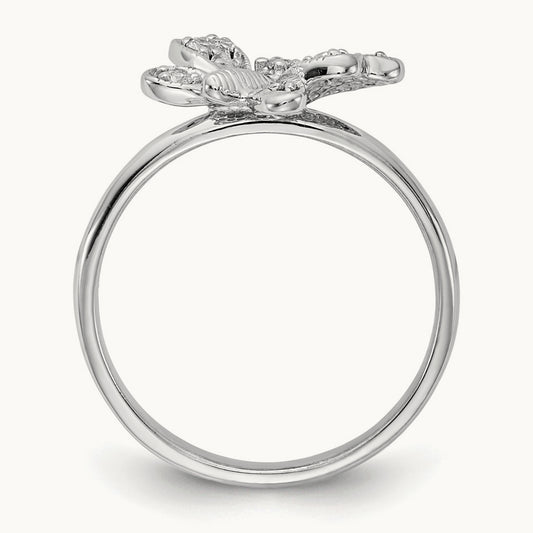 AA Diamond ring, 14K White Gold