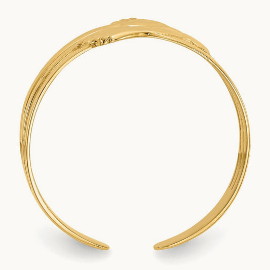 Bare Feet Toe Ring, 14K