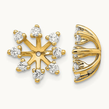 AA Fancy Diamond Earring Jacket, 14K