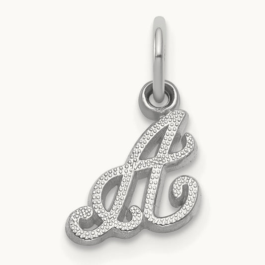 Casted Script Initial Charm — A