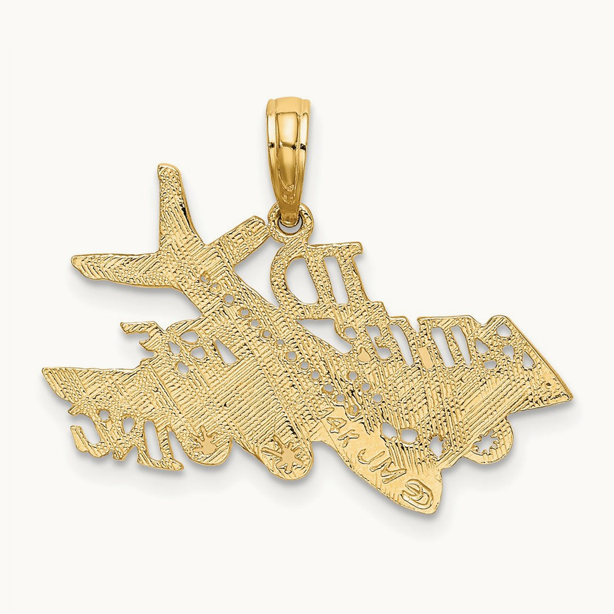 I'D RATHER BE FLYING Charm, 14K