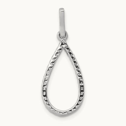 Teardrop Dangle Pendant, 0.25-0.50 ct tw Lab-Grown Diamond