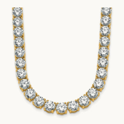 Straight Tennis Necklace, 44-58 1/3 ct Lab-Grown Diamond