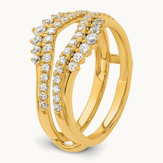 Complete Diamond Ring Guard, 14K