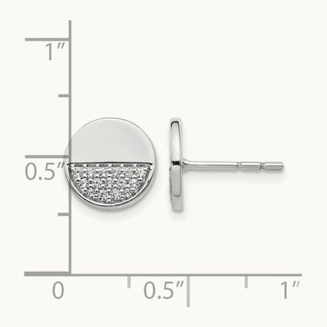 Diamond Fancy Circle Earrings — photo set